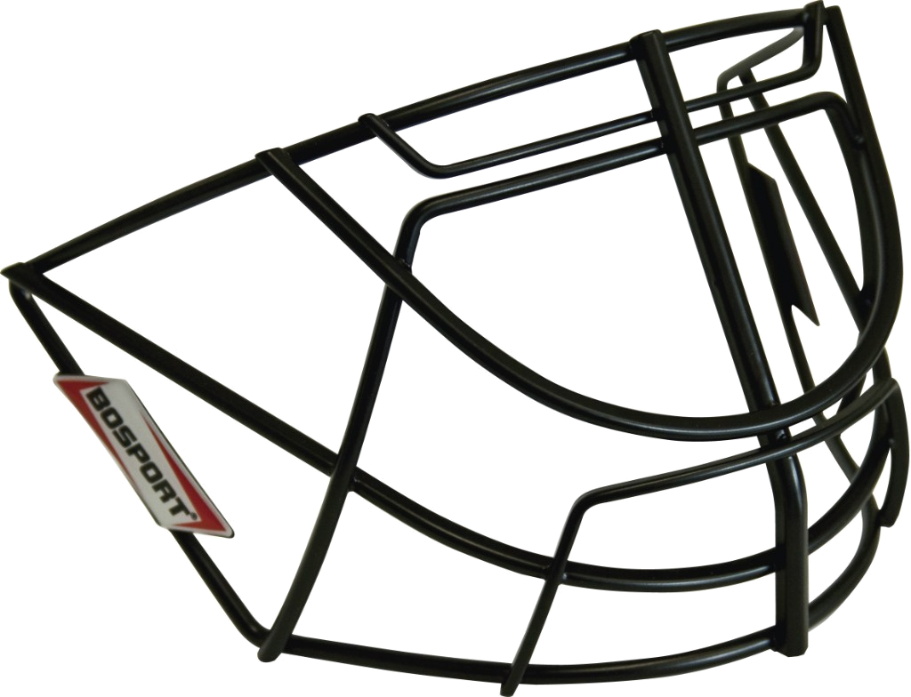 BOSPORT BM 101 – Cat Eye nerezová brankářská mřížka (černá)