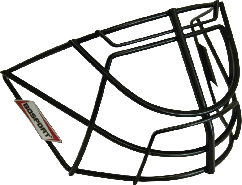 BOSPORT BM 101 – Cat Eye nerezová brankářská mřížka (černá)